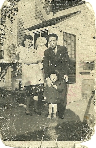 Sharon's first day of kindergarten