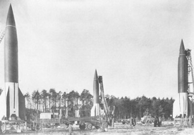 First German Rockets Fired