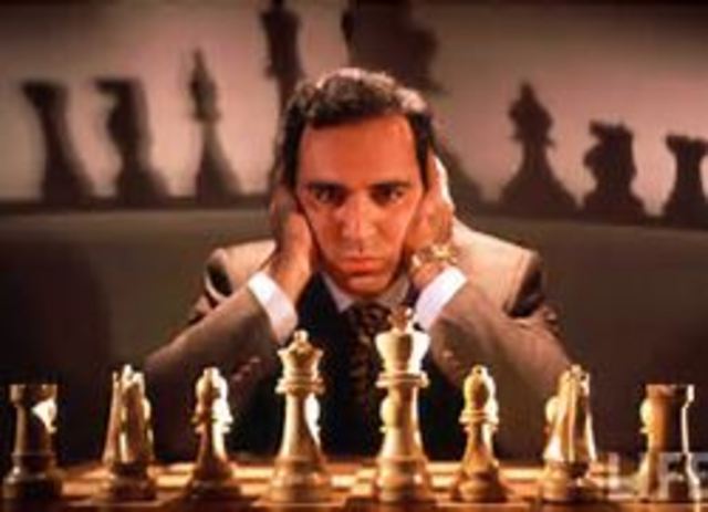 Deep Blue beats Kasparov