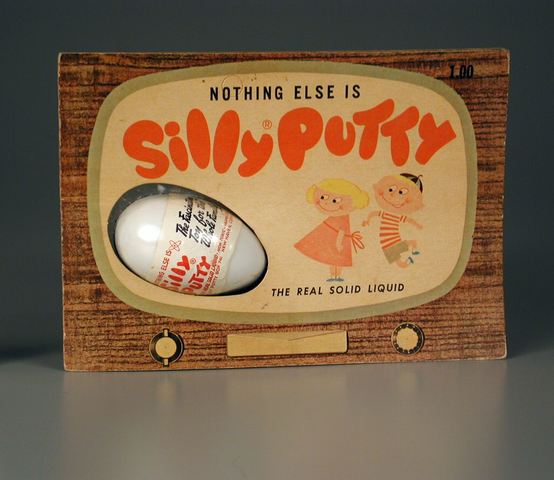 Creation of Silly Putty (fad)