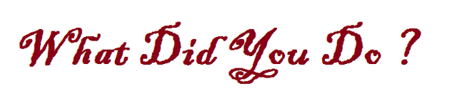 What Did You do to Him