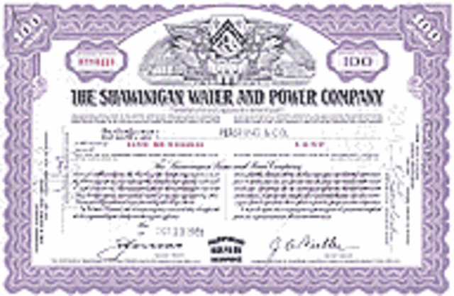 Création de la Shawinigan Water and Power Company