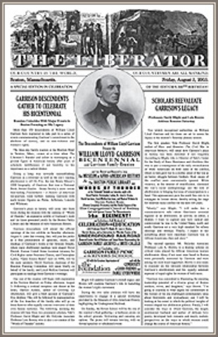 First Issue of The Liberator