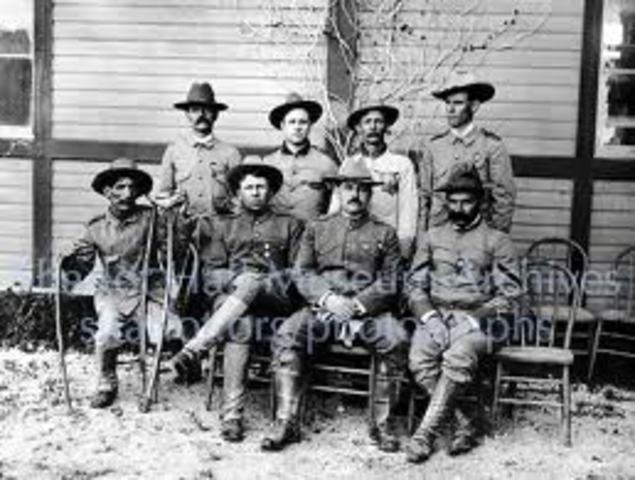 Teddy Rosevelt and the Rough RIders