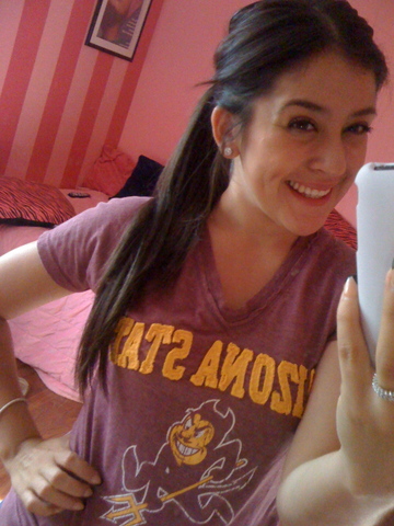 First day of college attending ASU