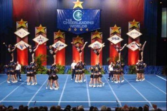 The first cheerleading worlds championship