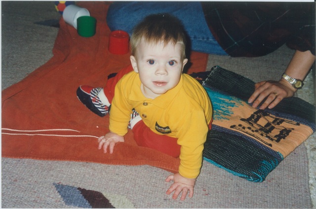 Rolling over (sensory/motor development)