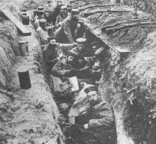 De eerste wereldoorlog.