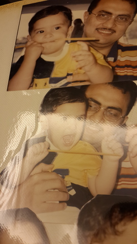 This is me displaying the sucking reflex