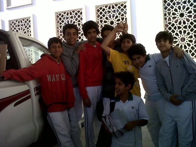 This is a picture of me and my friends