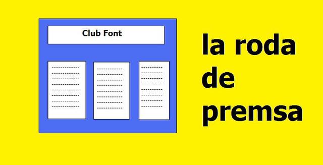 Primera roda de premsa oficial