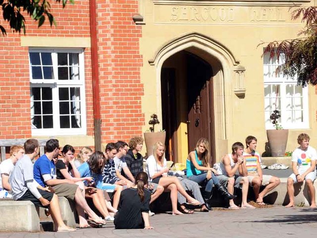 My first day in college