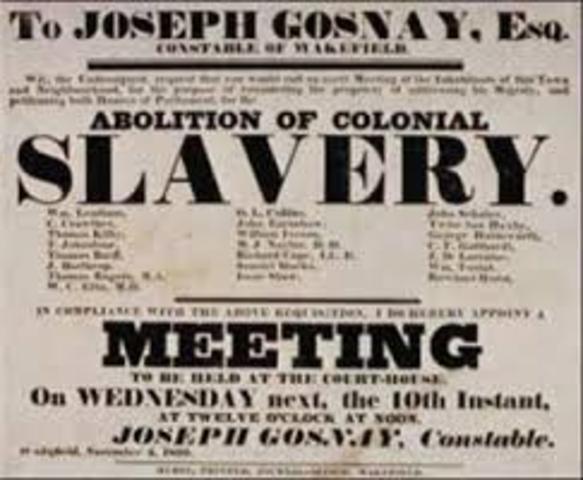 Society for the Abolition of the Slave Trade is formed