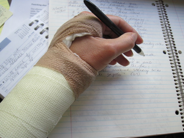 Breaking my hand