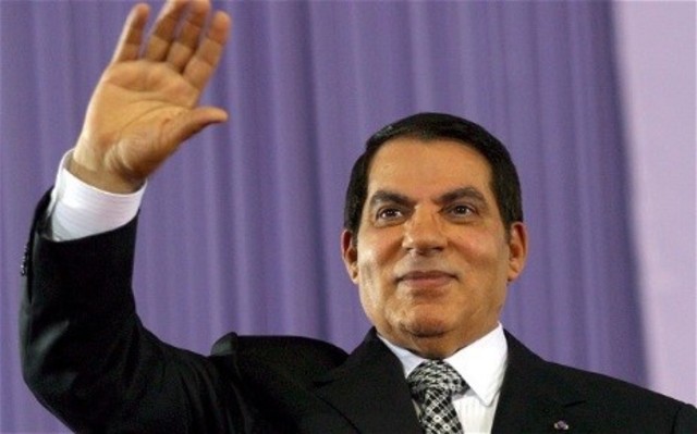 President Ben Ali Flees