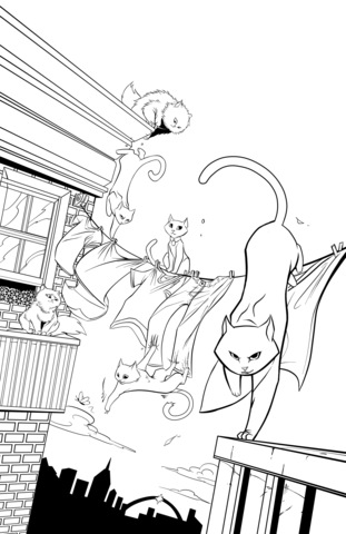 Hero Cats #0 advanced shipment arrives