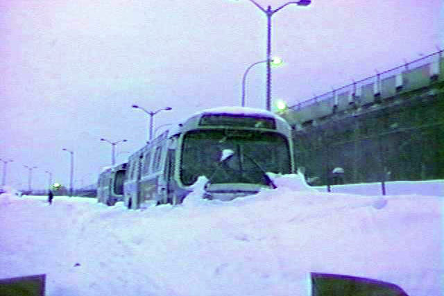 Snow Storm Hits the Midwest