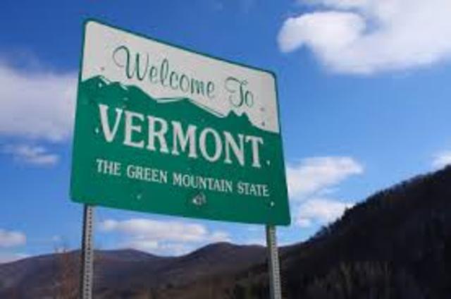 Vermont became a state
