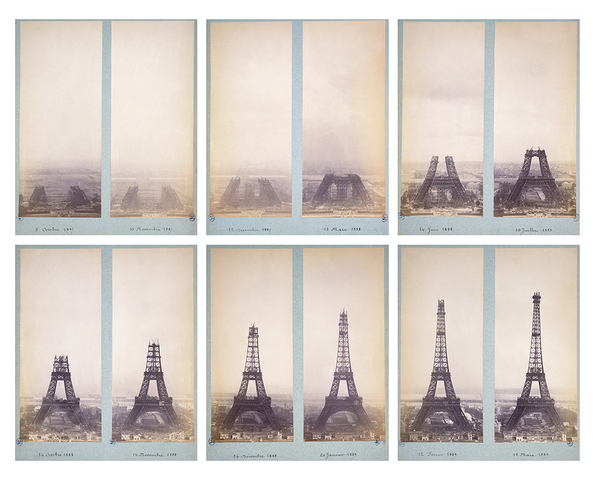 The Eiffel Tower was built.