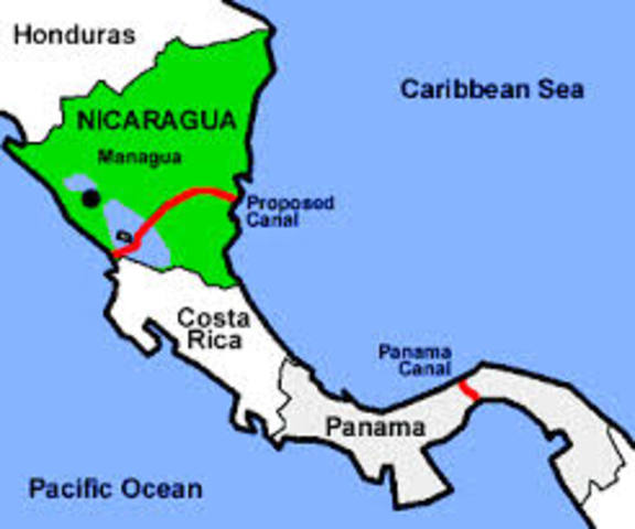 America gets involved with: Nicaragua