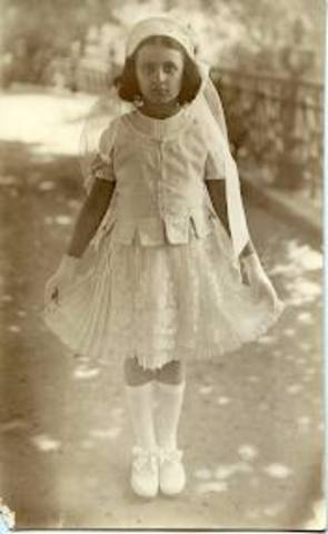 Mary's first communion