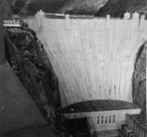 The Construction of the Hoover Dam is completed