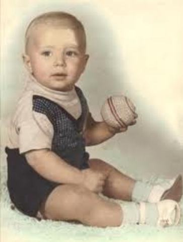 She had her first child