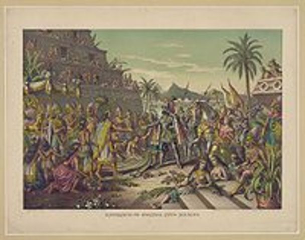 Entrada y estancia en Tenochtitlan