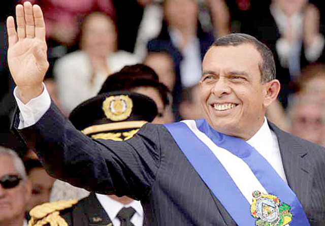 Porfirio Lobo Sosa (2010 a 2014)  Partido Nacional