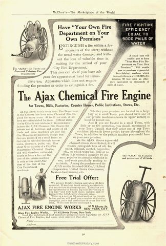 First Fire Equipment Purchased.