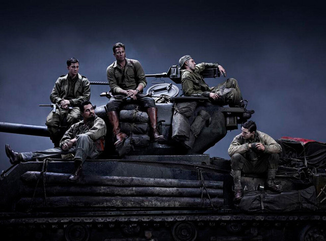 Brad Pitt's new movie in 2014 is called (Fury) during the last few months of World War II behind enemy lines of Nazy Germany