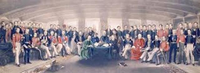Signing of the Treaty of Nanjing (Imperialism)