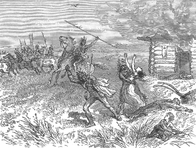 Indian Attacks Kill 1/3 of Settlers in Virginia