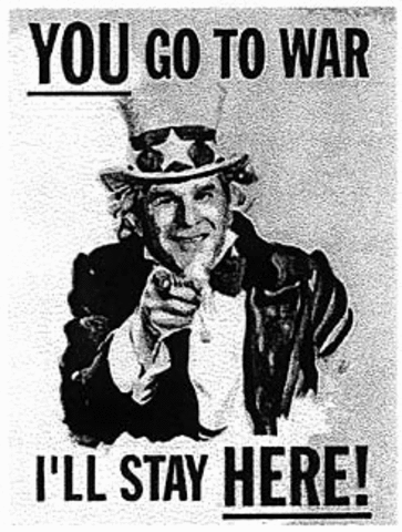 men must sign up for the military