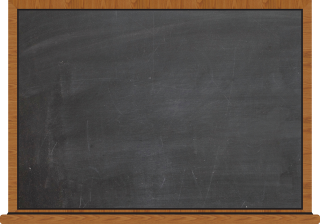 First blackboard invented