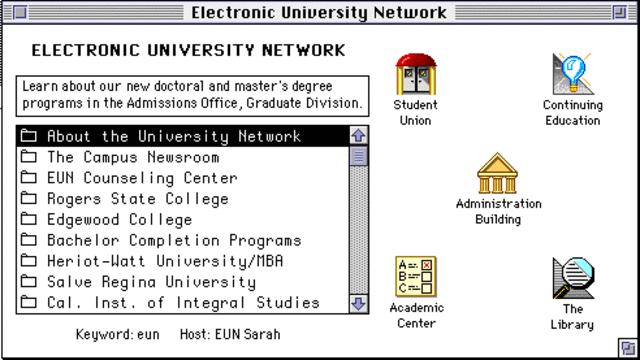 Electronic University Network Founded