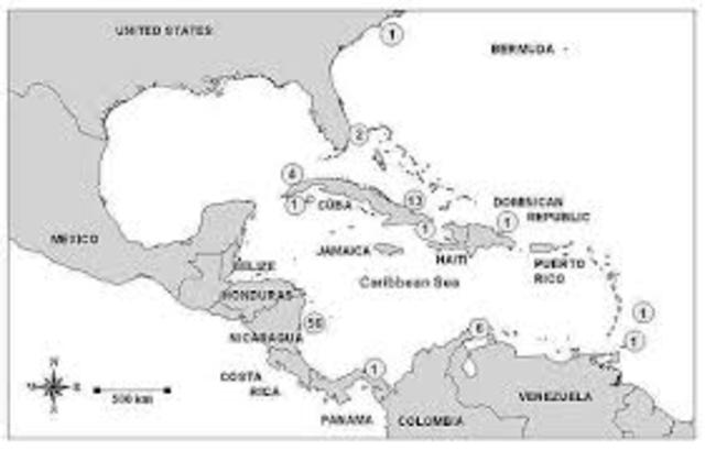 America gets involved with: Venezuela, Nicaragua, Panama