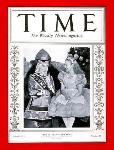 TIME magazine: December 25th, 1933