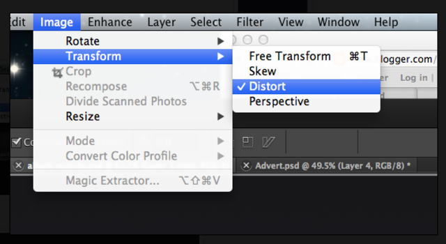 Photoshop Distort