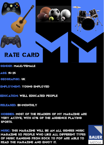 My Rate Card
