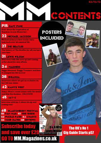 Final Product Contents Page