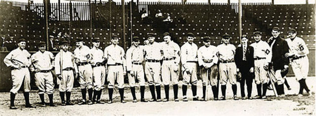 Babe Ruth's first game in MLB!