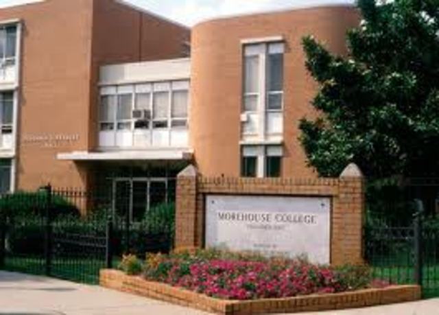 Martin goes to Morehouse College