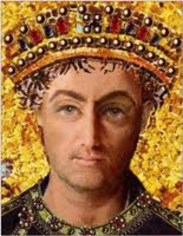 Justinian's reign begins