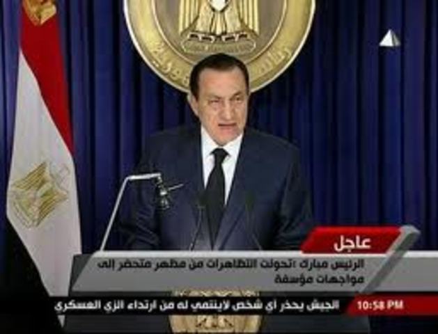 Mubarak refuses to step down