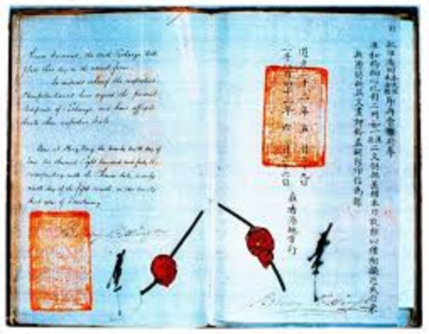 Signing of the Treaty of Nanjing