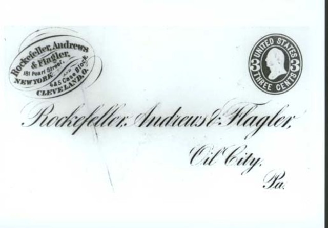 Rockefeller takes full control and founds Rockefeller, Andrews and Flagler