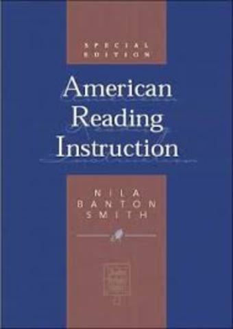 An Historical Analysis of American Reading Instruction