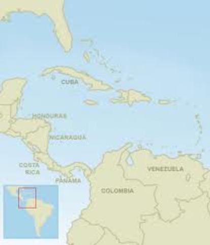 America gets involved with: Venezuela, Nicaragua, Panama