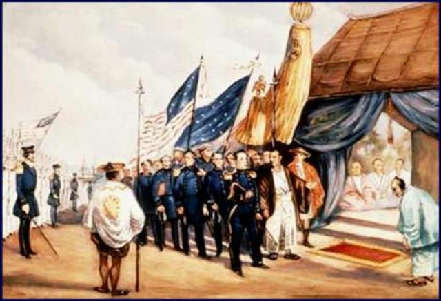 Japanese Imperialism/Trade, Signing of the Treaty of Kanagawa